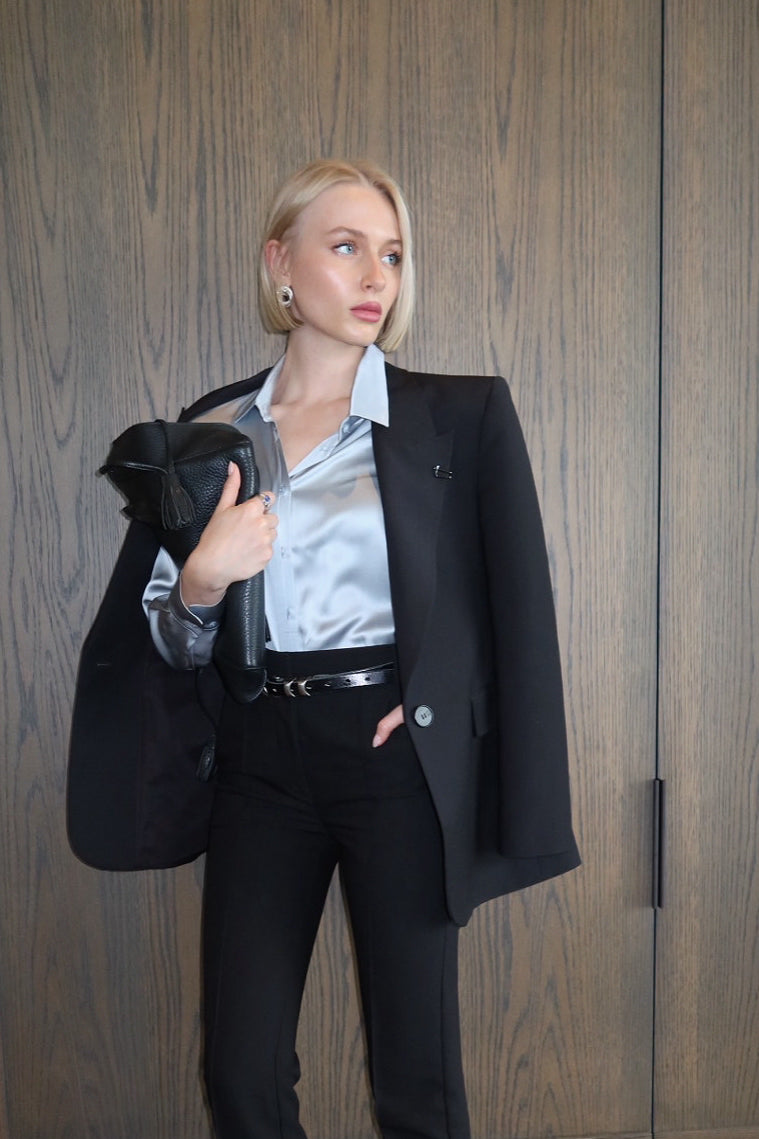 Versatile Double Loop Belt - Black