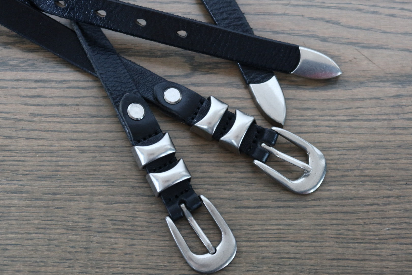 Versatile Double Loop Belt - Black