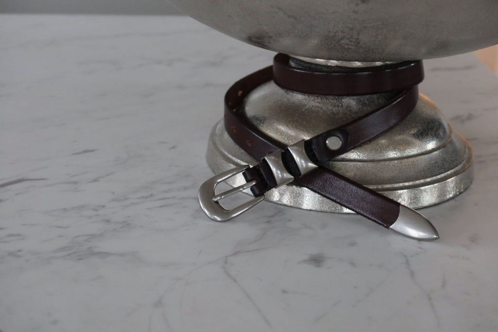 Versatile Double Loop Belt - Rich Chocolate