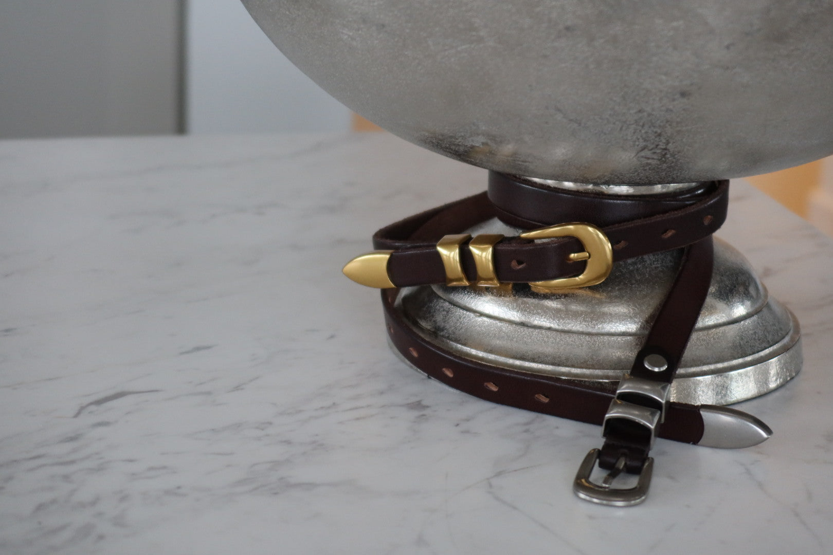 Versatile Double Loop Belt - Rich Chocolate