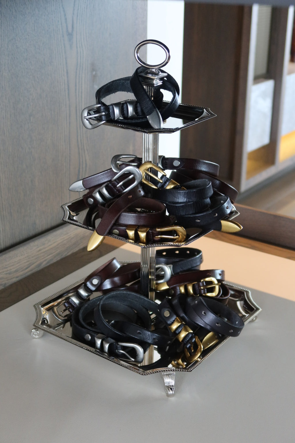 Versatile Double Loop Belt - Rich Chocolate